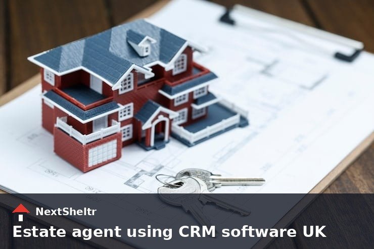 Estate agent using CRM software UK