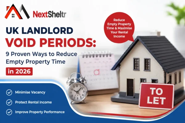 UK landlord reducing rental property void periods with NextSheltr